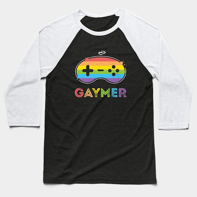 Gaymer Baseball T-Shirt by zoljo